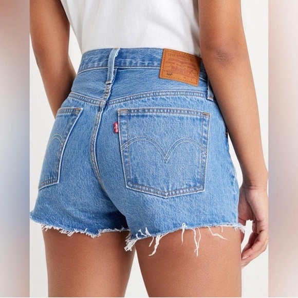 Levi's Pants - Levi’s Premium Shorts 501 Cutoff Medium Wash Size 26